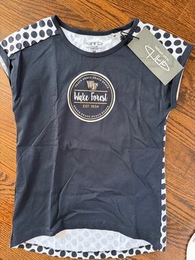 Wake Forest Girls' black Logo Tee